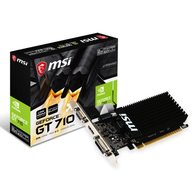 MSI微星 GT710 2GD3H LP 顯示卡【長14.6cm】靜音版/原價屋 歷史價格詳細信息