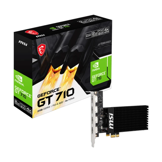 MSI微星 GT710 2GD3H LP 顯示卡【長14.6cm】靜音版/原價屋 歷史價格詳細信息