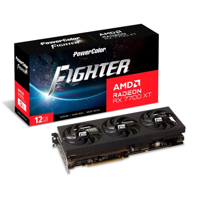 PowerColor撼訊 FIGHTER RX7700XT 12G-F/OC 競技版 顯示卡【長30.3cm】原價屋 歷史價格詳細信息