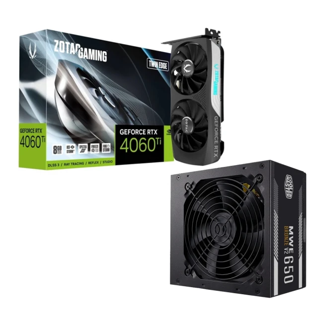 【ZOTAC 索泰】GAMING GeForce RTX4060TI Twin Edge 8G 顯示卡+保銳 銅競魔 850W 銅牌 白/黑 電供 歷史價格詳細信息