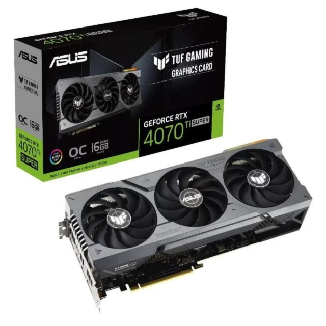 【ASUS 華碩】RTX4070TiS+27型2K螢幕組合★TUF Gaming RTX4070 Ti SUPER 16GB GDDR6X OC 超頻版 顯示卡(卡+ 歷史價格詳細信息