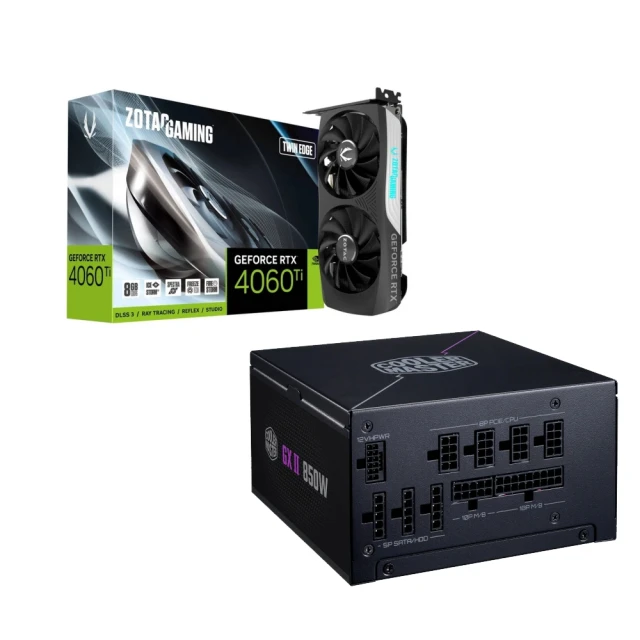 【ZOTAC 索泰】GAMING GeForce RTX4060TI Twin Edge 8G 顯示卡+保銳 銅競魔 850W 銅牌 白/黑 電供 歷史價格詳細信息