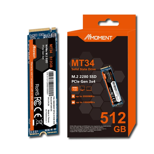 Moment PCIe Gen 3x4 SSD固態硬碟512GB 歷史價格詳細信息