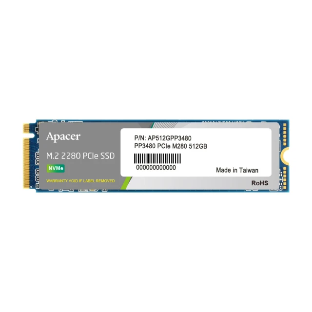 Apacer 宇瞻 PP3480 1TB M.2 PCIe NAS SSD固態硬碟(AP1TPP3480-R) 歷史價格詳細信息