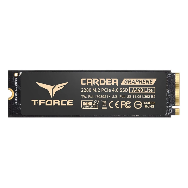 【Team 十銓】T-FORCE A440 Lite 1TB M.2 2280 PCIe 4.0 ssd固態硬碟 含散熱片 5年保(最高讀取7400MB/s) 歷史價格詳細信息