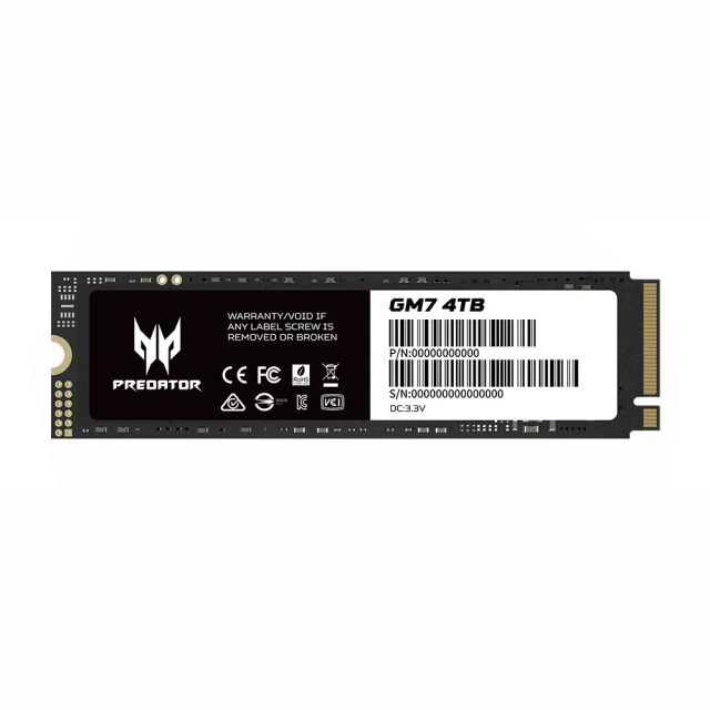 【Acer 宏碁】Predator GM7 1TB M.2 PCIe Gen4 ssd固態硬碟 5年保固(最高讀取7200MB/s) 歷史價格詳細信息
