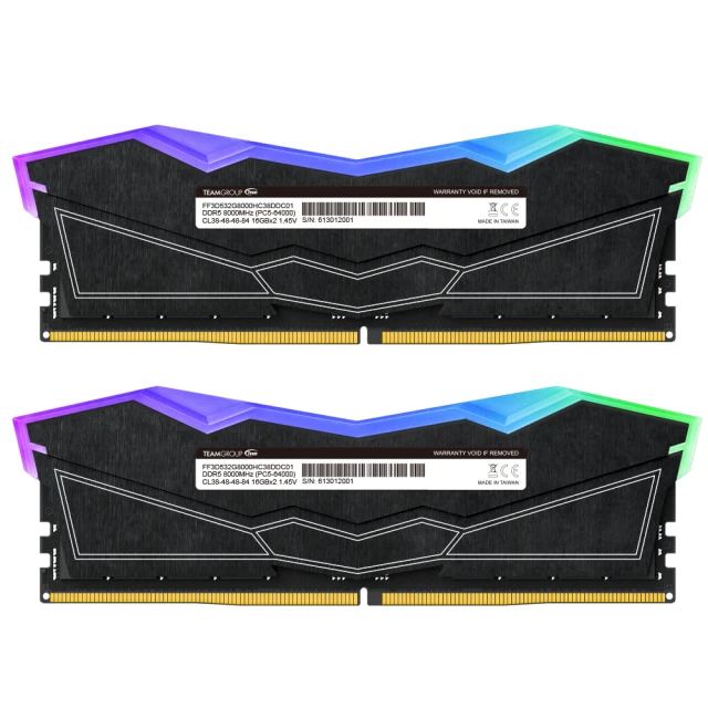 TEAM 十銓 T-FORCE DELTA RGB 炫光 DDR5 8000 32GB(16Gx2) CL38 白色 桌上型超頻記憶體 歷史價格詳細信息