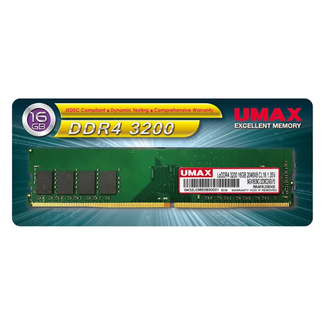 UMAX DDR4 3200 16GB (8G*2)含散熱片1024X8 桌上型記憶體 歷史價格詳細信息