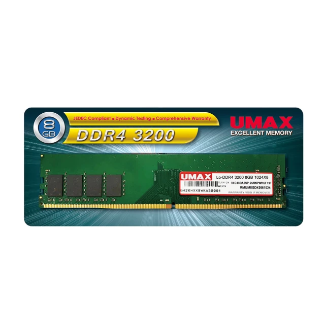 UMAX DDR4 3200 16GB (8G*2)含散熱片1024X8 桌上型記憶體 歷史價格詳細信息