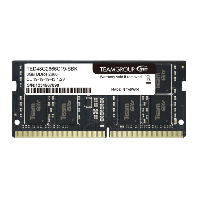 【TEAM 十銓】ELITE DDR4 2666 8GB CL19 桌上型記憶體 歷史價格詳細信息