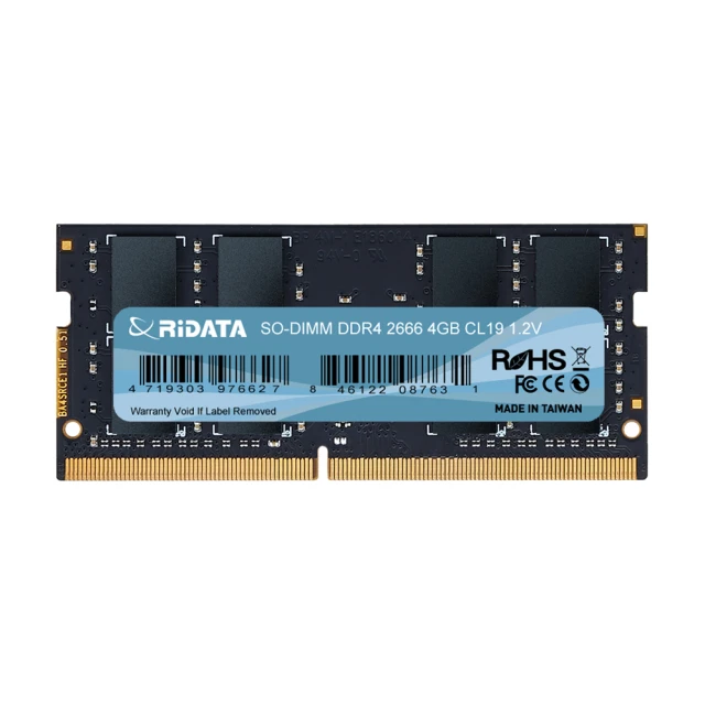 錸德RIDATA 4GB DDR4 2666/SO-DIMM 筆記型電腦記憶體 歷史價格詳細信息
