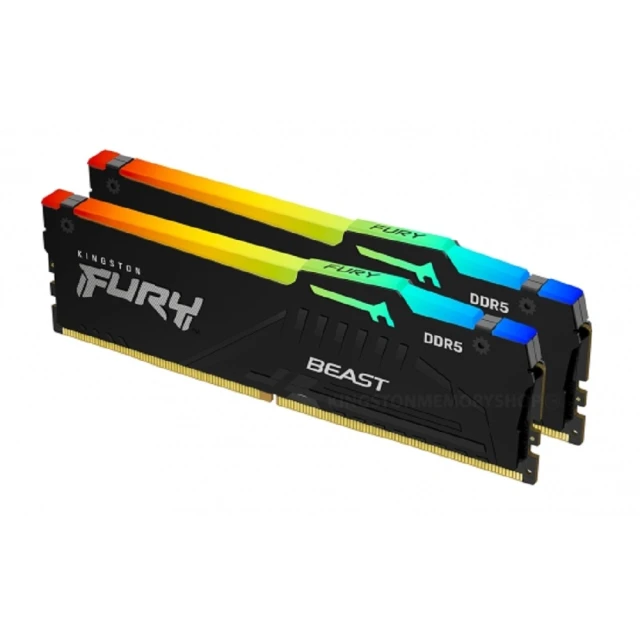金士頓 Kingston FURY Beast RGB DDR5 5600 32GB 桌上型超頻記憶體(16G*2)【風和資訊】 歷史價格詳細信息