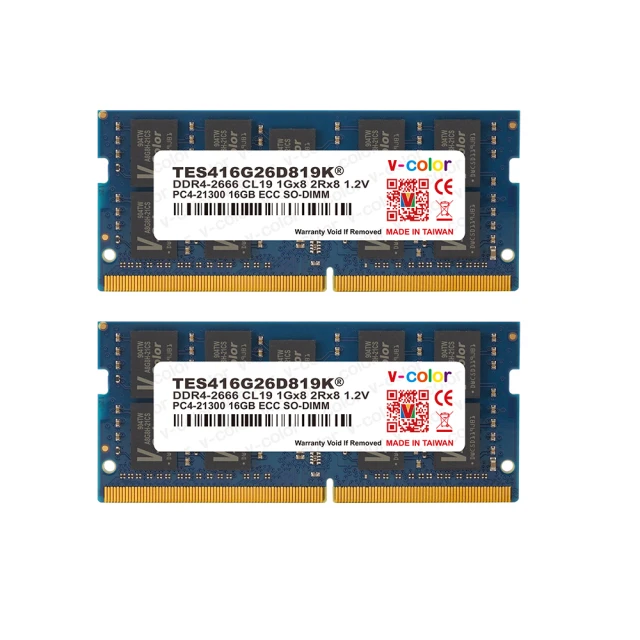 v-color 全何 DDR4 2666 32GB(16GBX2) ECC SO-DIMM 伺服器專用記憶體 歷史價格詳細信息