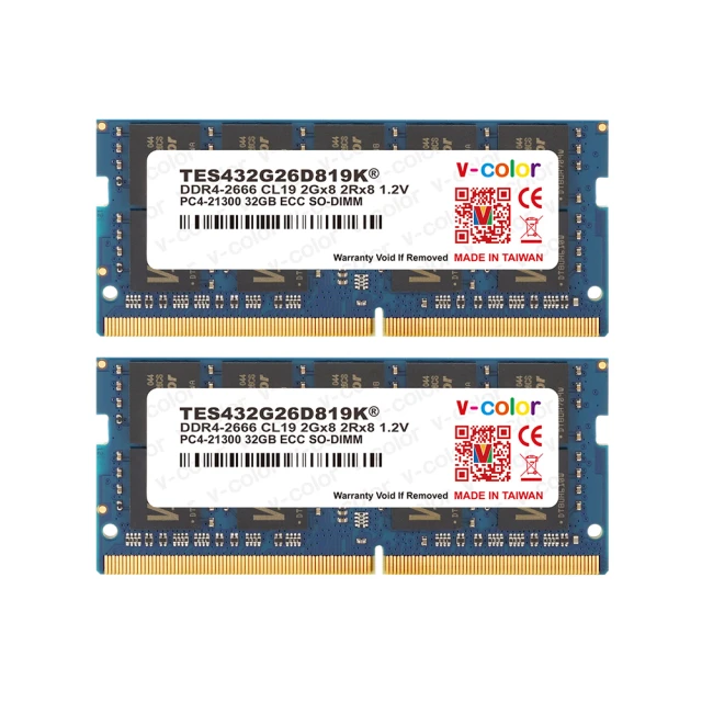 v-color 全何 DDR4 2666 64GB(32GBX2) ECC SO-DIMM 伺服器專用記憶體 歷史價格詳細信息
