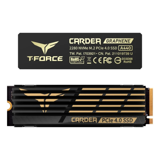 【Team 十銓】T-FORCE A440 Lite 1TB M.2 2280 PCIe 4.0 ssd固態硬碟 含散熱片 5年保(最高讀取7400MB/s) 歷史價格詳細信息