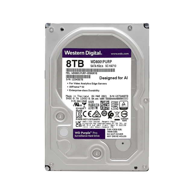 【WD 威騰】紫標Pro 10TB 3.5吋 監控型內接硬碟(WD101PURP) 歷史價格詳細信息