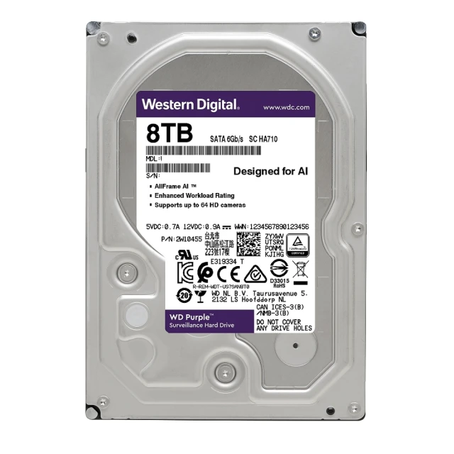 WD 威騰 8TB 3.5吋 7200轉 256MB快取 紫標PRO 監控硬碟(WD8002PURP-5Y) 歷史價格詳細信息