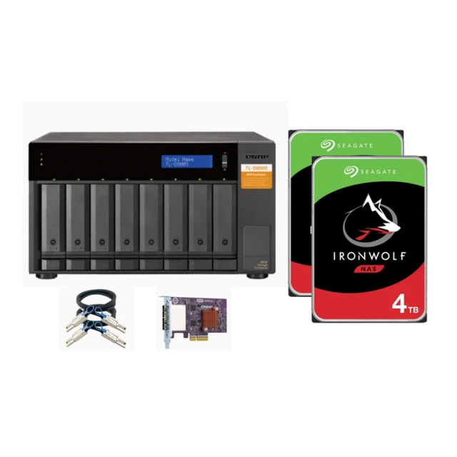 QNAP 威聯通 TL-D400S 4-bay桌上型多通道 SATA 6Gb/s JBOD 高效能儲存擴充設備 歷史價格詳細信息