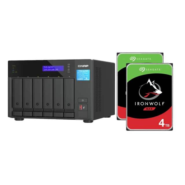 【QNAP 威聯通】搭希捷 4TB x4 ★ TVS-h474-PT-8G 4Bay NAS 網路儲存伺服器 歷史價格詳細信息
