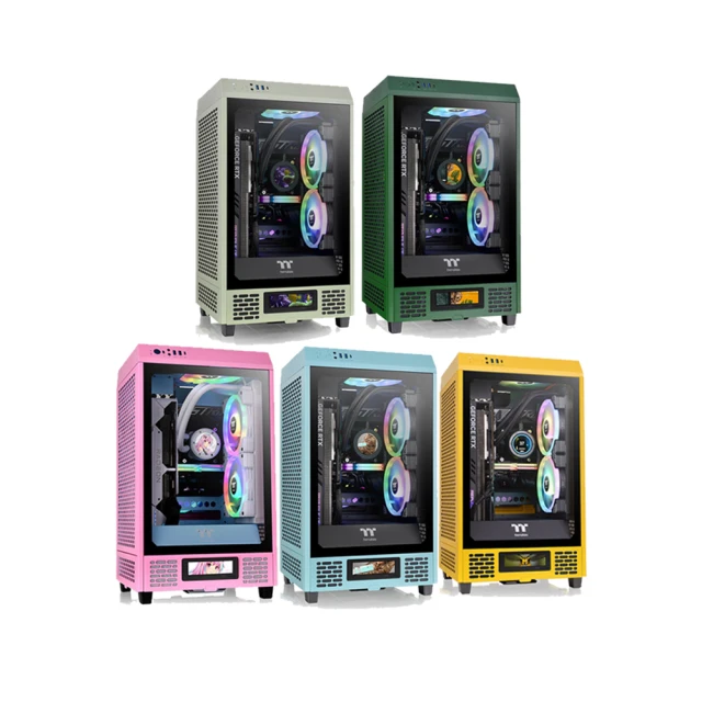 【Thermaltake 曜越】透視 The Tower 100 全景直立式迷你機殼-松石綠 歷史價格詳細信息