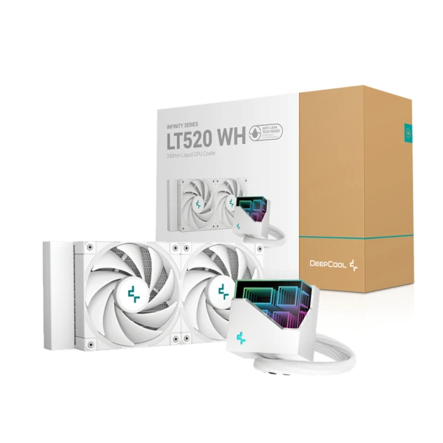 【DeepCool】九州風神 LT720 WH CPU一體式360水冷散熱器 歷史價格詳細信息
