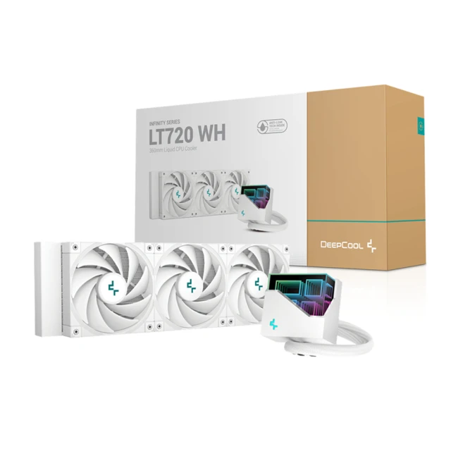 【DeepCool】九州風神 LT720 WH CPU一體式360水冷散熱器 價格比較,價格查詢,歷史價格詳細信息
