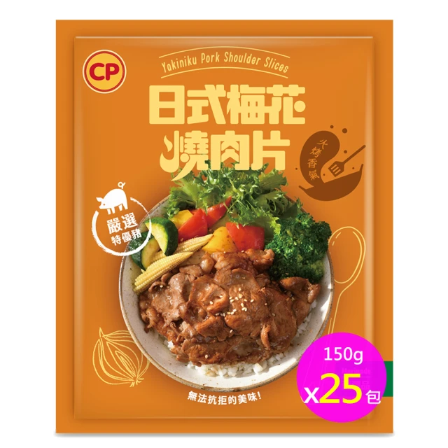 【卜蜂】日式梅花燒肉片(150g/包) 超值25包組 歷史價格詳細信息