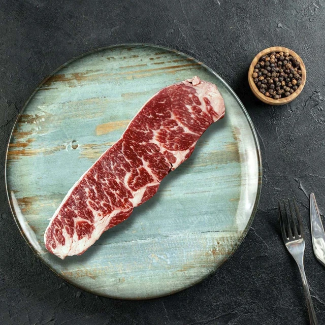 【亞倫私廚】藍絲帶安格斯黑牛翼板牛排6片組(200g±10% /片) 歷史價格詳細信息