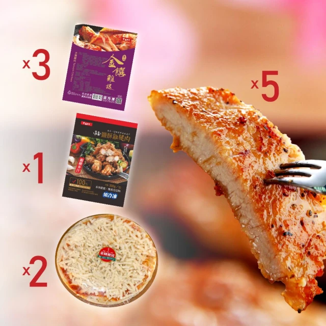 【金園排骨】小幸福雙饗(厚切排骨(200g±5%)5片+金饌雞腿(240g±5%)5片) 歷史價格詳細信息