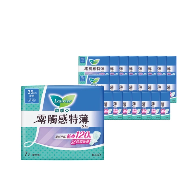 蕾妮亞零觸感特薄衛生棉35cm7片x3包/組  【大潤發】 歷史價格詳細信息