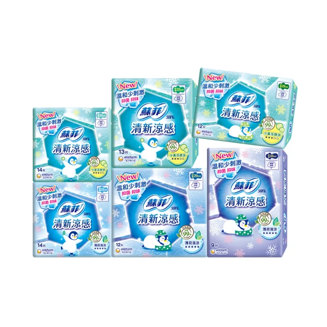 蘇菲清新涼感衛生棉(薄荷)(23cm) | 12 片 #4710054175116 歷史價格詳細信息