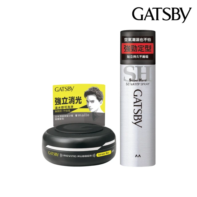 GATSBY持久造型2入組(造型噴霧180g+消光髮泥80g) 歷史價格詳細信息