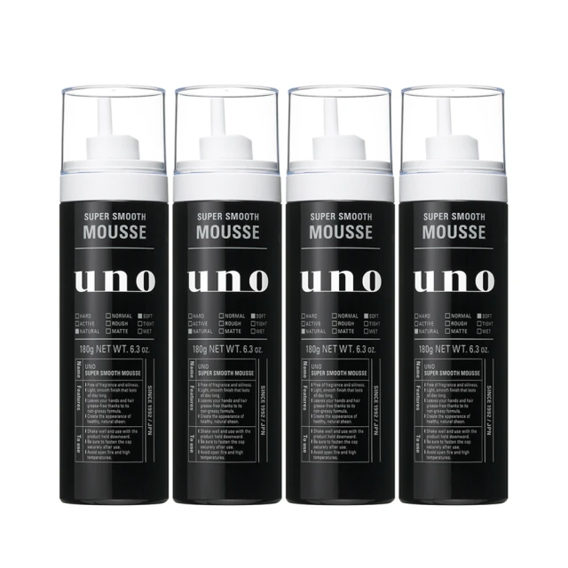 UNO 強硬作風清爽定型慕斯180g【日本FineToday旗艦店】 歷史價格詳細信息