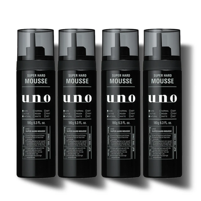 UNO 強硬作風清爽定型慕斯180g【日本FineToday旗艦店】 歷史價格詳細信息