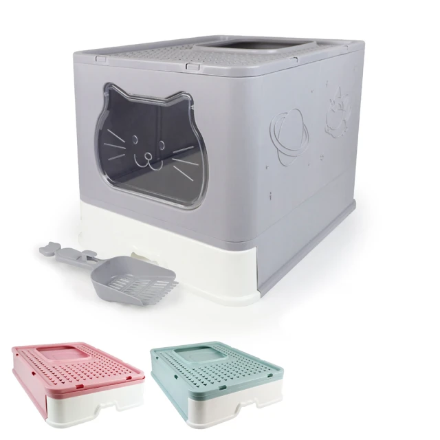 貓本屋 抽屜式雙門貓砂盆 下進上出 超大貓砂盆 單層 貓廁所 雙門抽屜式 防濺砂 適用凝結型貓砂 全封閉抽屜式 【現貨】 歷史價格詳細信息