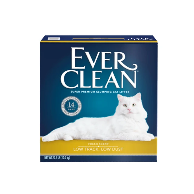 【EverClean 藍鑽】粗顆粒清香結塊貓砂22.5lb/10.2kg*2盒 歷史價格詳細信息