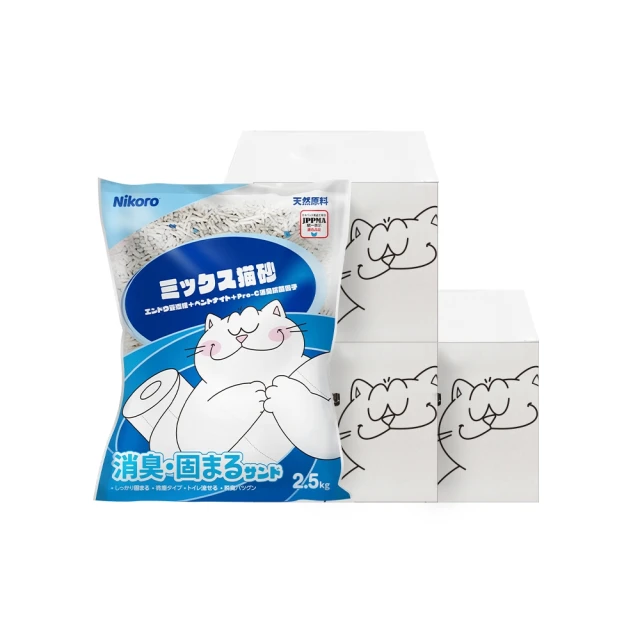 【Nikoro】妮可露｜無塵混合豆腐砂小藍塊｜原味奶香｜8入2箱(貓砂 豆腐砂 日本貓砂 除臭貓砂) 歷史價格詳細信息