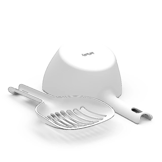 【貓砂鏟】一體式貓砂鏟 自帶垃圾桶 鏟屎便捷 垃圾袋 歷史價格詳細信息