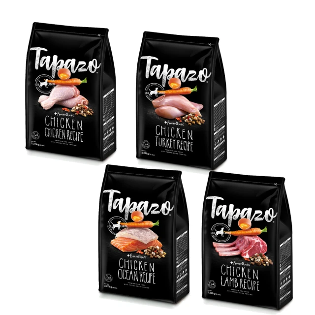 TAPAZO 特百滋 凍乾三重奏 熟齡犬低敏雞肉配方 狗飼料 2磅 歷史價格詳細信息