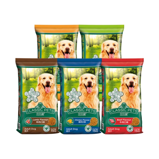 《CLASSIC PETS 加好寶》狗飼料 狗糧 成犬飼料 牛肉 羊肉 雞肉 乾糧 15kg 大包飼料 【培菓寵物】 歷史價格詳細信息