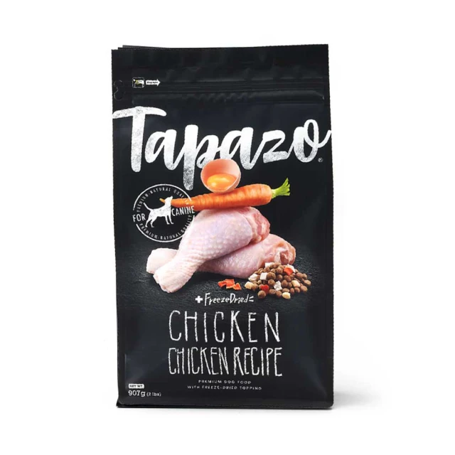 TAPAZO 特百滋 凍乾三重奏 熟齡犬低敏雞肉配方 狗飼料 2磅 歷史價格詳細信息