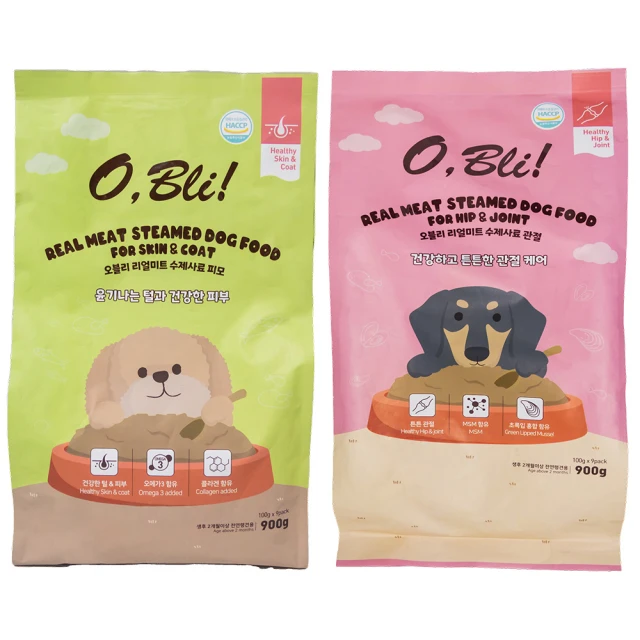 噢比利 狗飼料 900g 軟飼料  OBLI  機能性 皮毛保健 關節保健 新鮮小包 挑嘴犬 犬糧 韓國製 歷史價格詳細信息
