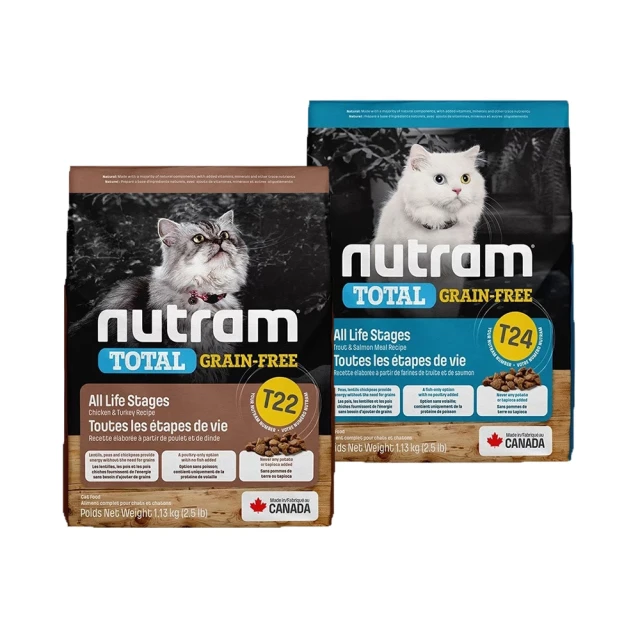 NUTRAM 紐頓 無穀全能系列T22 火雞+雞肉挑嘴全齡貓-2kg X 1包 歷史價格詳細信息