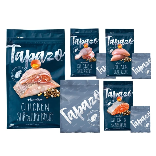TAPAZO 特百滋 凍乾雙饗宴 貓糧 2LB(907g)  進口營養乾糧+美味佐餐凍乾『WANG』 歷史價格詳細信息