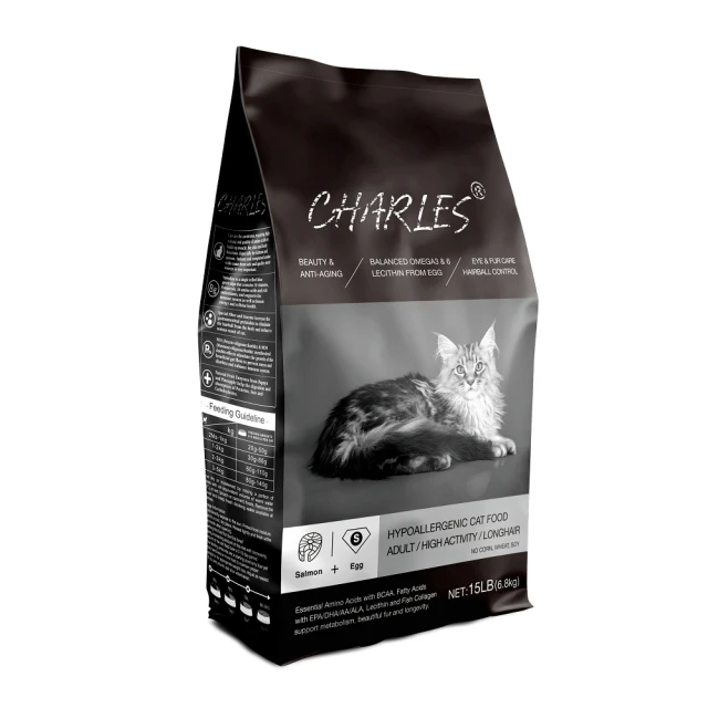CHARLES 查爾斯無穀貓糧(雙鮮凍乾) 成貓/幼母貓  1.5KG/5KG 無穀貓飼料 歷史價格詳細信息
