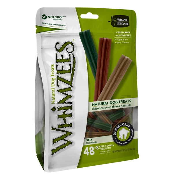 【Whimzees唯潔】六角長條型潔牙骨超值包M號12+2入(袋裝、狗零食) 歷史價格詳細信息