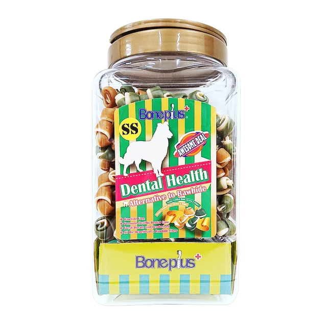 BONE PLUS 綜合雙色潔牙骨結 700G 桶裝  SS/S/M/L (BP-113) 歷史價格詳細信息