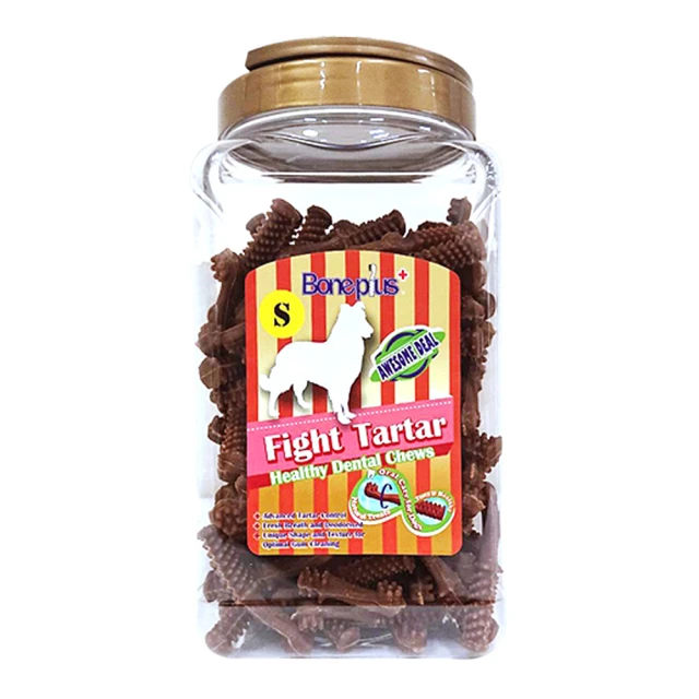 Bone Plus起司動能雙頭潔牙骨小桶裝 700g 狗潔牙  S/M/L 現貨 蝦皮直送 歷史價格詳細信息