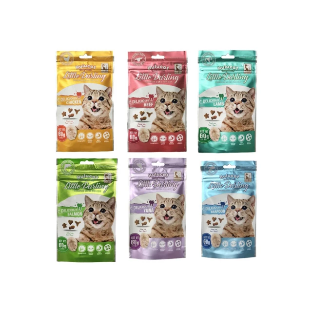 Hulucat卡滋化毛潔牙餅 60g (雞肉/牛肉/羊肉/鮭魚/鮪魚/海鮮)《XinWei》 歷史價格詳細信息
