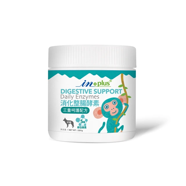 【IN-Plus】消化整腸酵素 三重呵護配方 280克/瓶(狗狗腸胃保健 寵物保健食品) 歷史價格詳細信息
